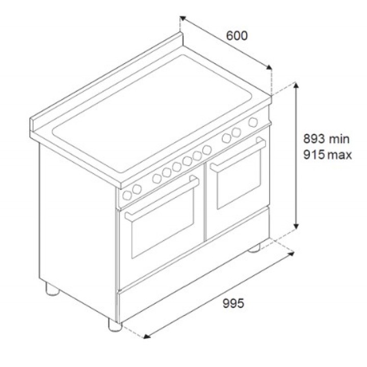 Варочный центр Bertazzoni PRO106L2ENET2