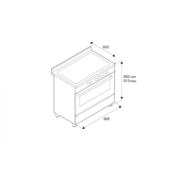 Варочный центр Bertazzoni HER95I1EXT