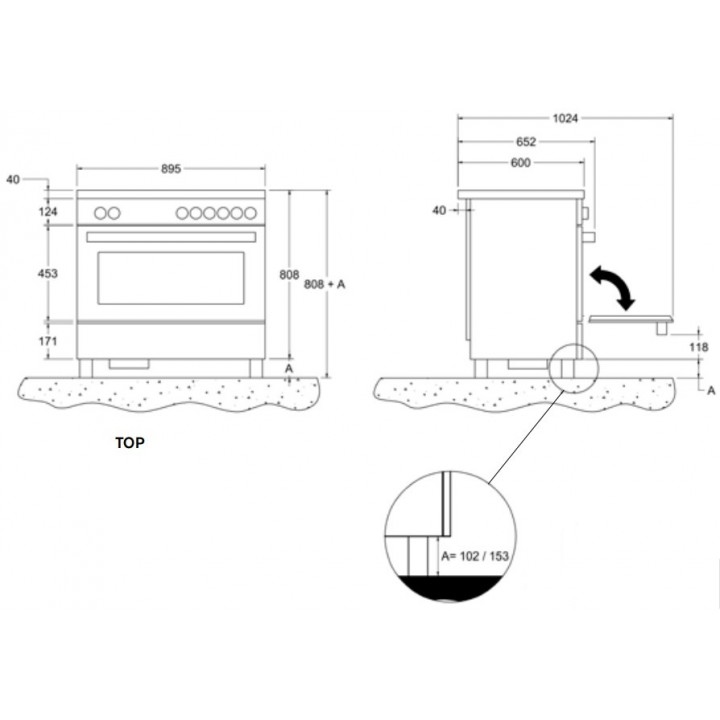Варочный центр Bertazzoni PROCH94I1EXT