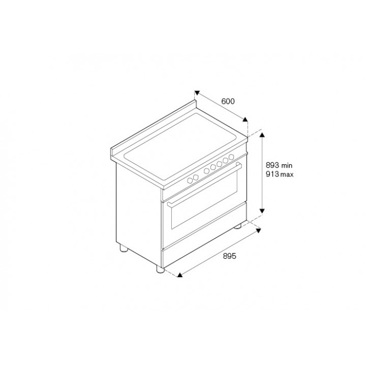 Варочный центр Bertazzoni HER96L2EXT